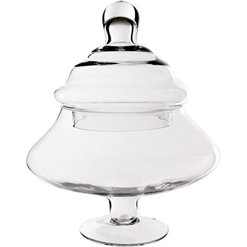 Apothecary Jar Large Candy Buffet Jar with Lid, H-10