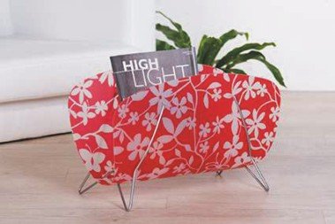 Wagen Stander Billiger Zeitungsstander Jardin Rot 45 5 X 23 5 X 29cm