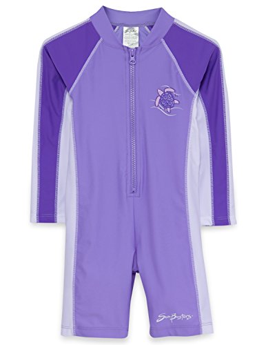 SunBusters Girls UPF 50+ Sun Protective Long Sleeve Sunsuit