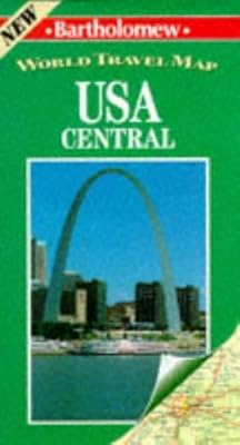 USA Central: World Travel Maps (Bartholomew World Travel Maps)