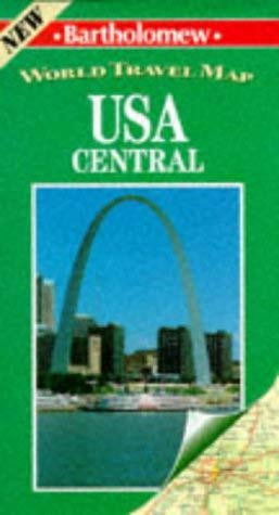 USA Central: World Travel Maps (Bartholomew World Travel Maps) by Bartholomew