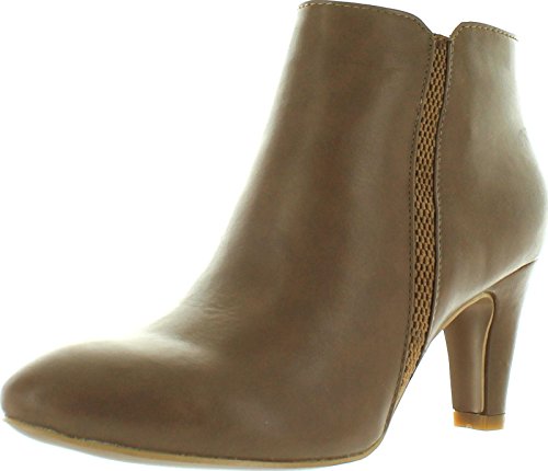 Reneeze PETRA-01 Women's Zipper Chunky Heels Pointed Toe Strap Ankle Booties