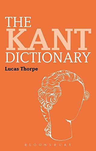 Algopix Similar Product 7 - The Kant Dictionary Bloomsbury