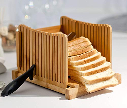 Algopix Similar Product 6 - Homemade Bread Loaf Slicer  Bamboo