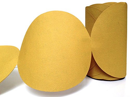 5 Inch X No Hole PSA Adhesive Sticky Back Sanding Disc Link Roll - Sandpaper Disk Roll (100 Pack, 60 Grit)