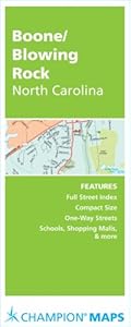 Rand McNally Boone, North Carolina Champion Map by Checkerboard Press