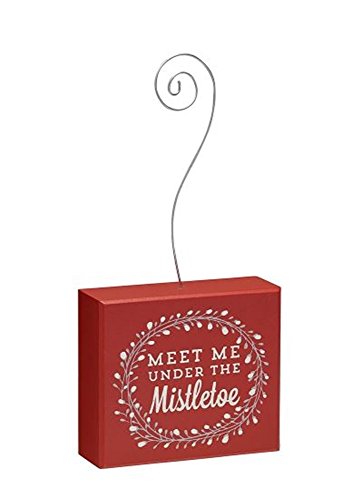 Algopix Similar Product 20 - Christmas Wood Photo Holder MEET ME