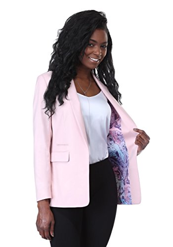 Algopix Similar Product 8 - DC Comics Womens Pink Boyfriend Blazer