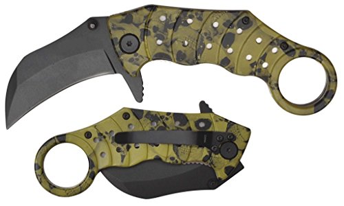 Algopix Similar Product 16 - Tiger USA 7 Hawk Bill Green Skull