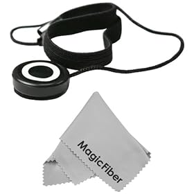 Lens Cap Keeper Holder Capkeeper Strap for NIKON D3000 D5000 D90 D60 D40 + Premium MagicFiber Microfiber Cleaning Cloth