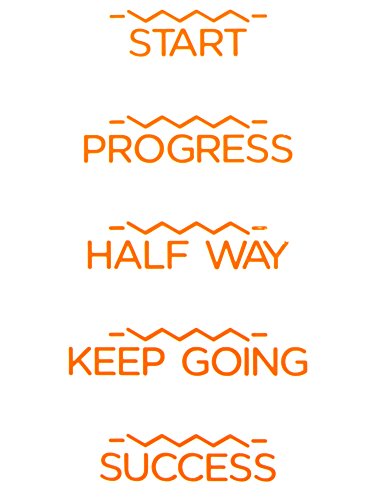 WATER GOALS (TM) By WaterMarks (TM) - All Purpose, DS001, Hydration Reminders, Water Bottle Decals, Custom or Standard Placement (Copyright) (Pumpkin)