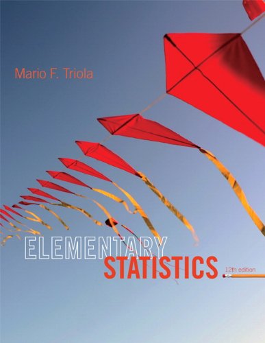 Elementary Statistics by Mario F. Triola