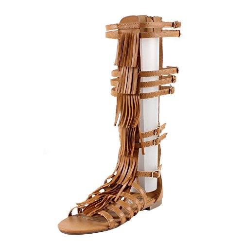 West Blvd Nairobi Fringe Gladiator Sandals