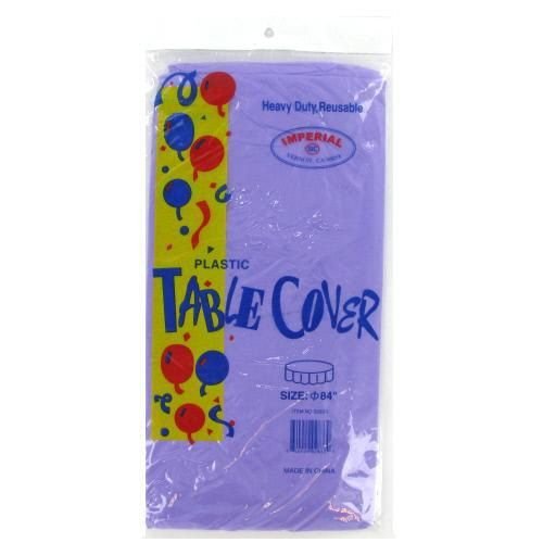 

Bulk Buys 84 Inch Round Table Cover Lavender - Case of 144