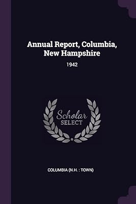 Annual Report, Columbia, New Hampshire: 1942