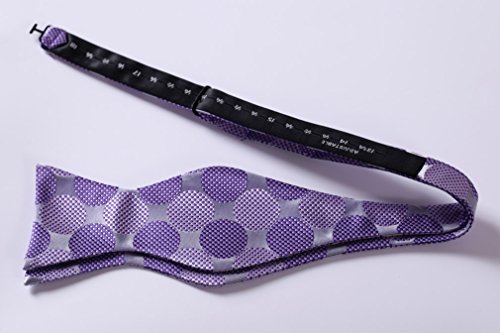 

SetSense Men's Polka Dot Jacquard Woven Self Bow Tie Set