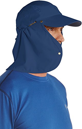 Algopix Similar Product 7 - Coolibar UPF 50 Mens Super Sport Hat