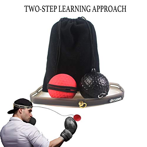 Algopix Similar Product 15 - Frelaxy Boxing Reflex Ball 2