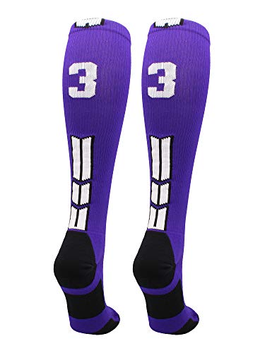Algopix Similar Product 5 - MadSportsStuff Player Id Number Socks