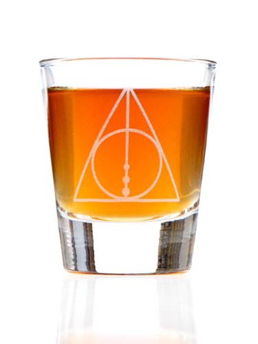 The Deathly Hallows: Harry Potter Inspired Shot Glass