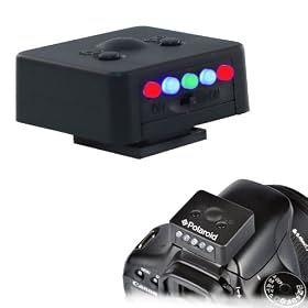 Polaroid Hot Shoe Digital LED Spirit Level For The Olympus Evolt PEN E-P3, PEN E-P2, E-PL1, E-PL2, PEN E-PL3, E-PL5, E-PM1, E-PM2, GX1, OM-D E-M5, E-30, E-300, E-330, E-410, E-420, E-450, E-500, E-510, E-520, E-600, E-620, E-1, E-3, E-5 Digital SLR Cameras