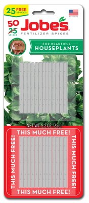 

(72) ea Jobe's 05001T 50 Pack, 13-4-5, House Plant Food / Fertilizer Spikes