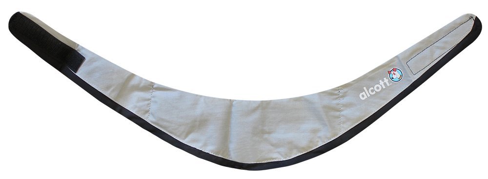 

Alcott Explorer 14-Inch to 20-Inch Cooling Bandana, Medium, Grey and Black