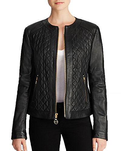 

Laundry by Shelli Segal Quilted Leather Jacket