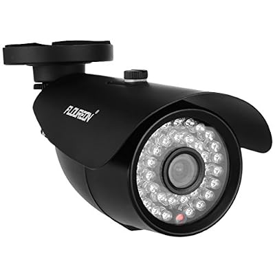 FLOUREON IP Caméra de Sécurité 1000TVL Extérieure Étanche CCTV DVR IR-CUT Vision Nuit