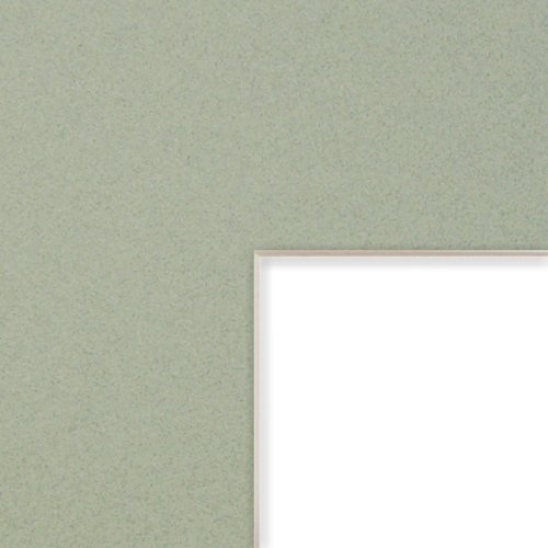 Craig Frames B147 20x24-Inch Mat, Single Opening for 16x20-Inch Image, Moss with Cream Core
