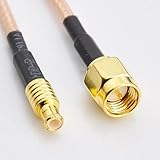 1pcs SMA Male to MCX Male Straight 20cm RF Coaxial coax Assembly Cable
