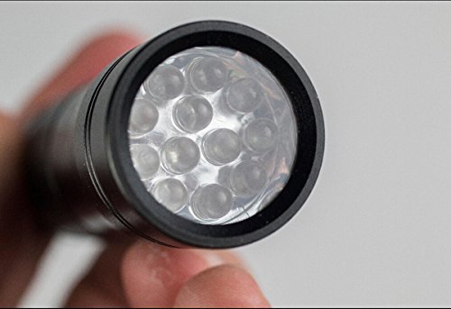 12 LED UV ultra violet Black Light Flashlights torch light, urine/stain detector,Black Color: Black, Model: , Outdoor & Hardware Store - Image 4