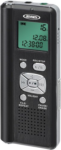 Algopix Similar Product 15 - JENSEN DR115 Digital Voice Recorder