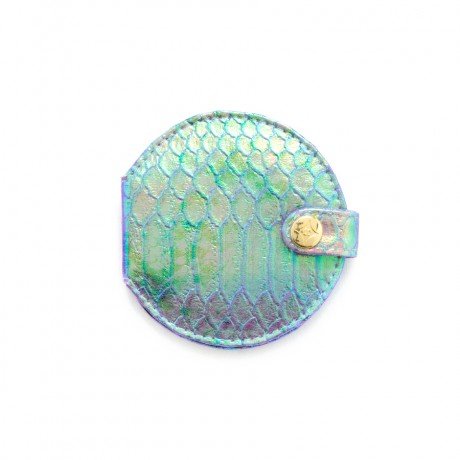 Stephanie Johnson Mermaid Round Snap Mirror by Charles M Schulz
