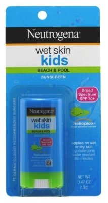 Neutrogena Wet Skin Kids Sunscreen Stick, SPF 70, 0.47 oz