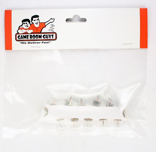 10 #44 Pinball Light Bulb Lamp - Clear
