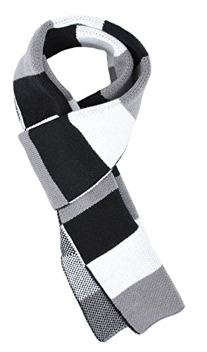 Simplicity Men / Women Winter Long Knit Rugby Striped Scarf, 76