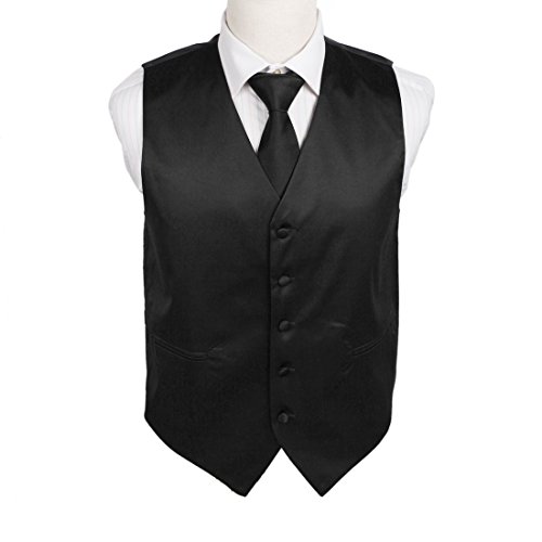 DGDE.01 Design Stain Plain Microfiber Waistcoat For Urban Matching Tie By Dan Smith