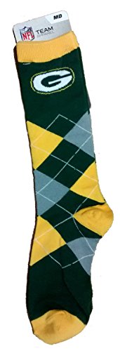 For Bare Feet NFL Argyle Crew Socks
