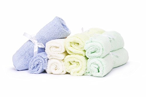 Baby Dot Organic Bamboo Baby Washcloths (8-pack)