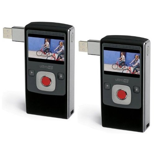 Pure Digital U2120B Flip Video UltraHD Camcorder with 120 Minute Recording Time and 8 GB