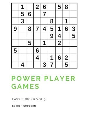 Power Player Games Easy Sudoku Vol 3