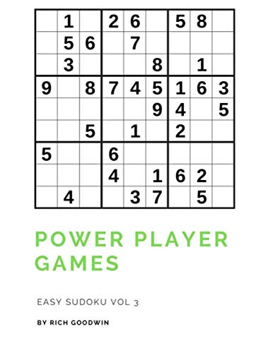Power Player Games Easy Sudoku Vol 3 by Rich Goodwin