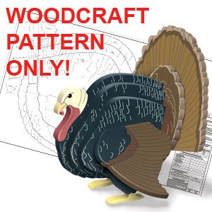 Amazon.com - 3D Wild Turkey Woodcraft Pattern AMZ 2172 Amazon.com - 3D Wild Turkey Woodcraft Pattern AMZ 2172