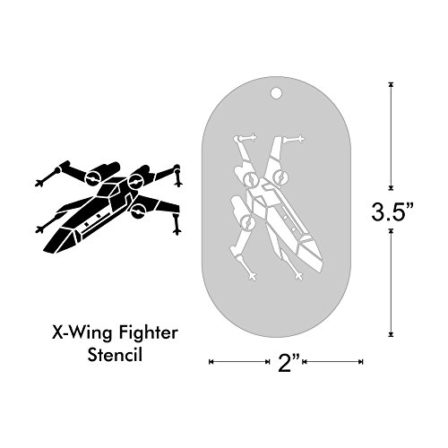 Stencil - X Wing Fighter, 3.5