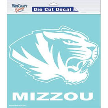 NCAA Missouri Tigers Die-Cut Decal, 8