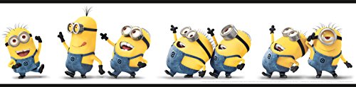 Despicable Me 156 mm x 5 m Self-Adhesive Wallpaper Boarder, Multi-Colour