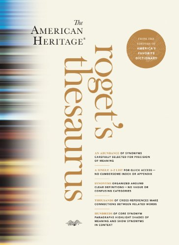 The American Heritage Roget's Thesaurus by Editors of the American Heritage Dictionaries