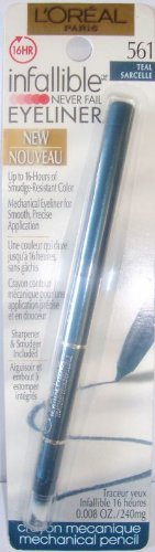 L'Oreal Infallible Never Fail Eyeliner, Teal 561 by L'Oreal Paris