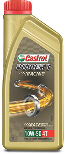 Castrol Power1 Racing 4T 10W-50 Petrol Engine Oil for Bikes (1 L)